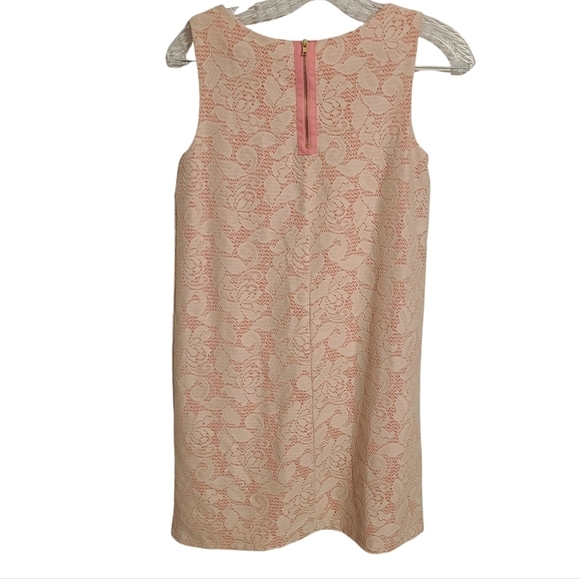 H&M | Women's Pink and White Lace Sleeveless Mini Dress or Tunic Top (Size XS) - Picture 15 of 15